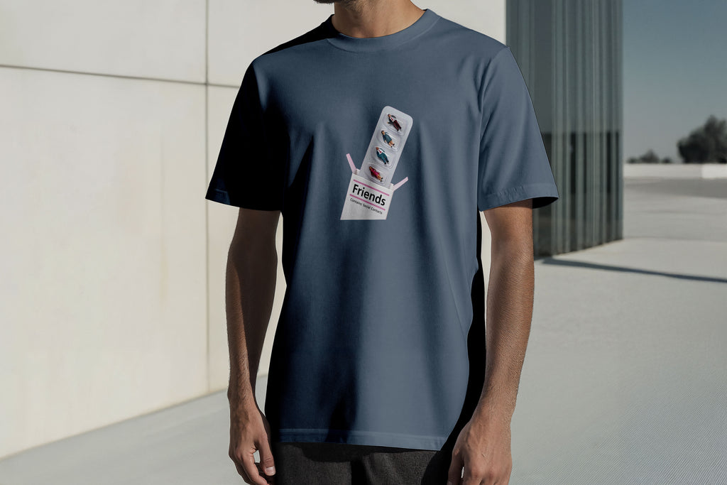 Regular Kısa Kollu Tişört - Friends
