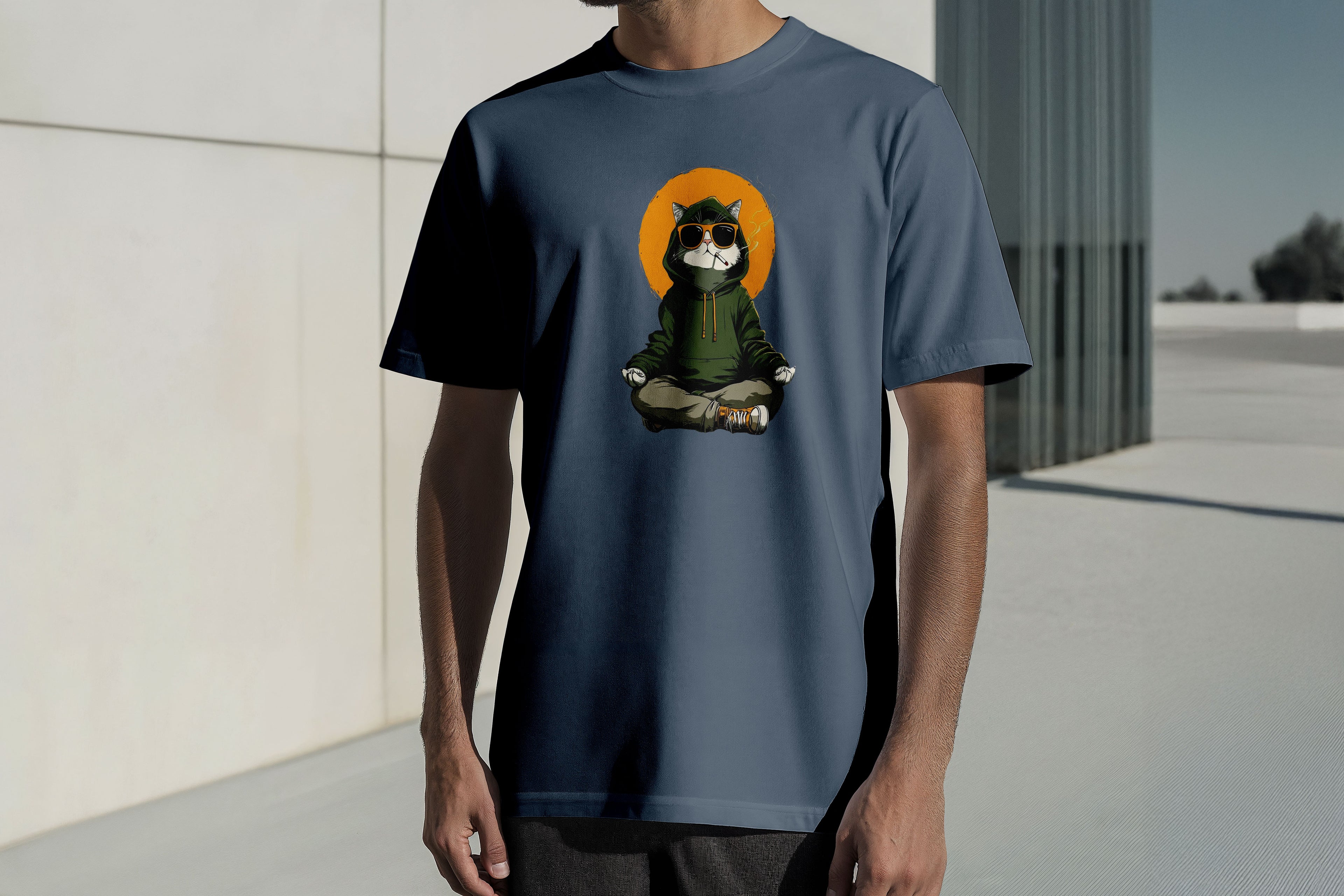 Regular Kısa Kollu Tişört - Yoga