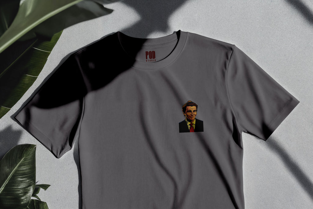 Oversize Kısa Kollu Tişört - Bateman