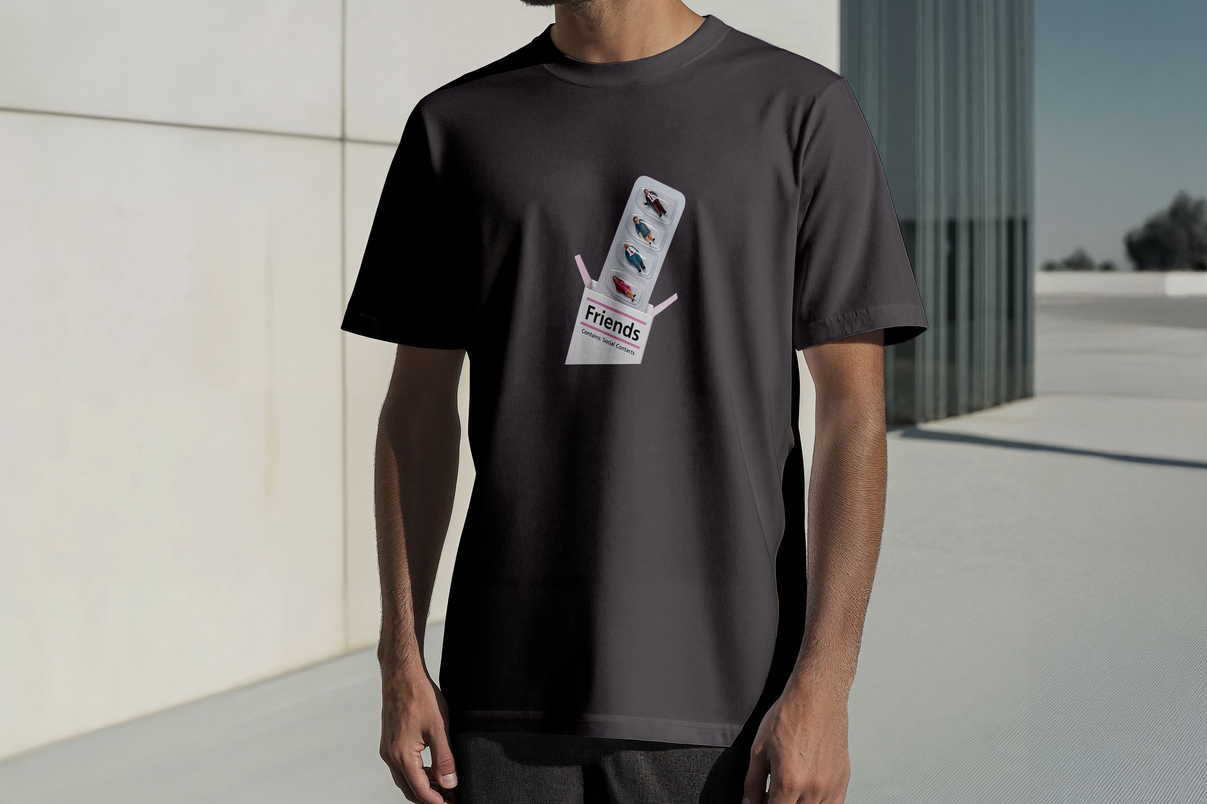 Regular Kısa Kollu Tişört - Friends