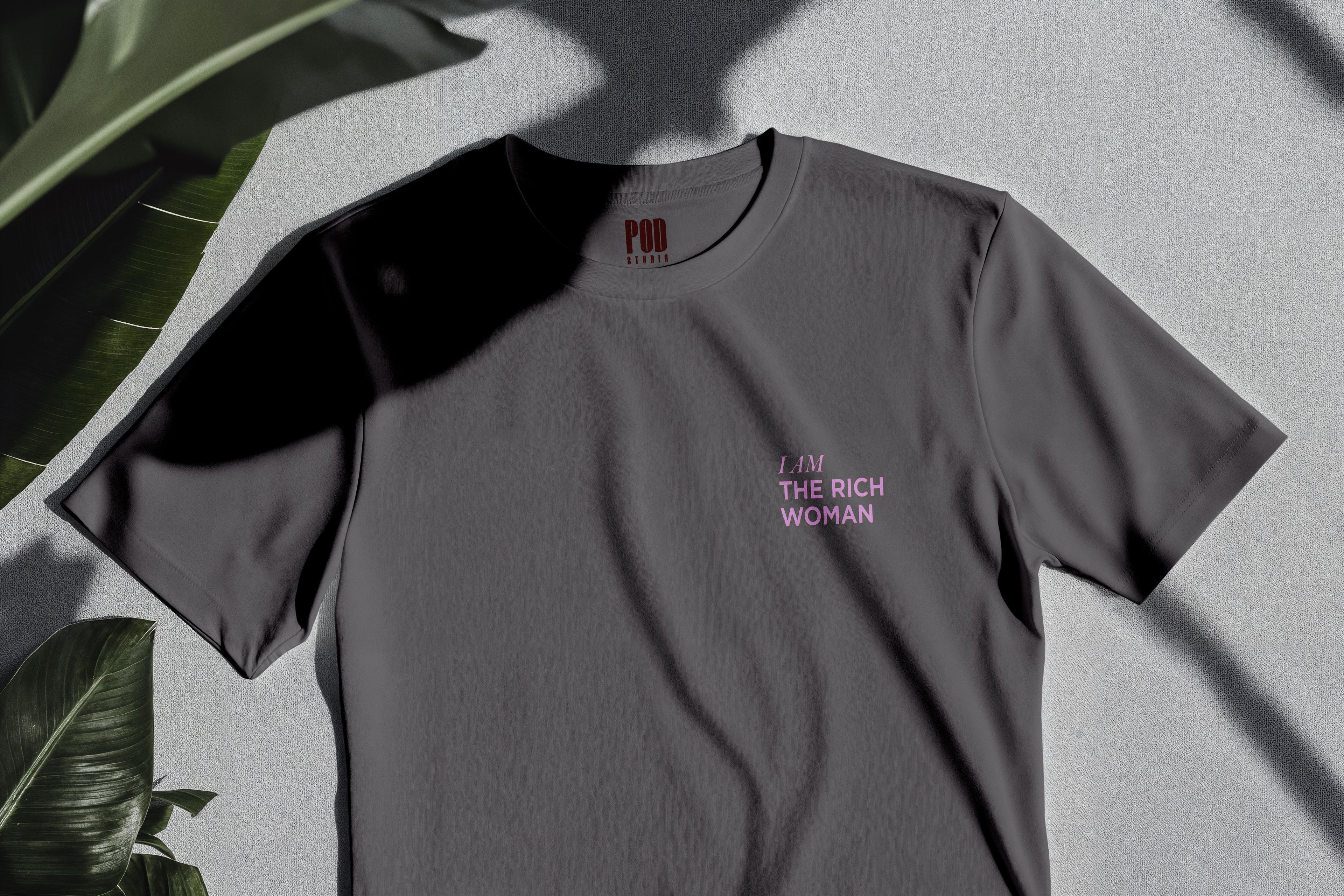 Oversize Kısa Kollu Tişört - Woman