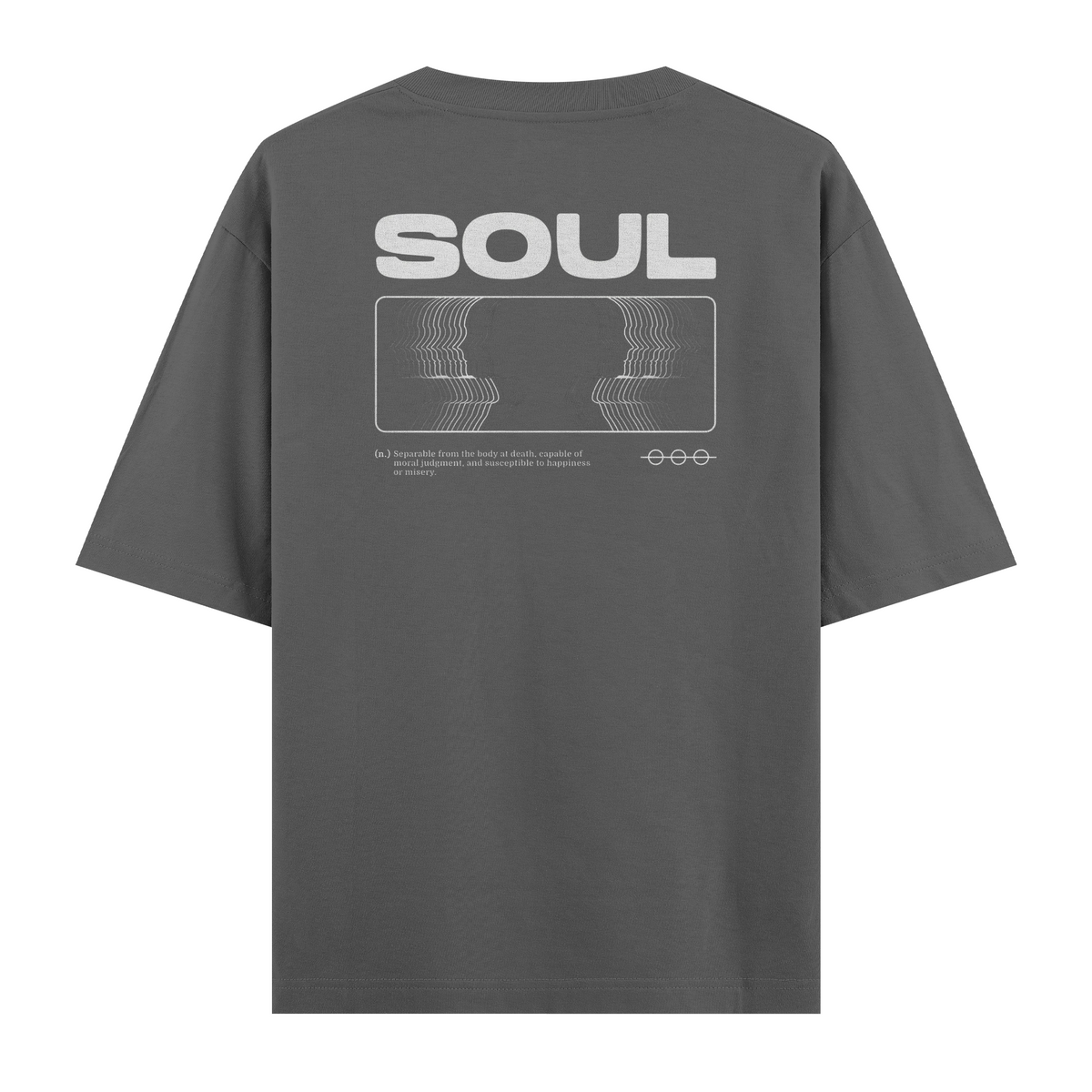 Oversize Kısa Kollu Tişört - Soul