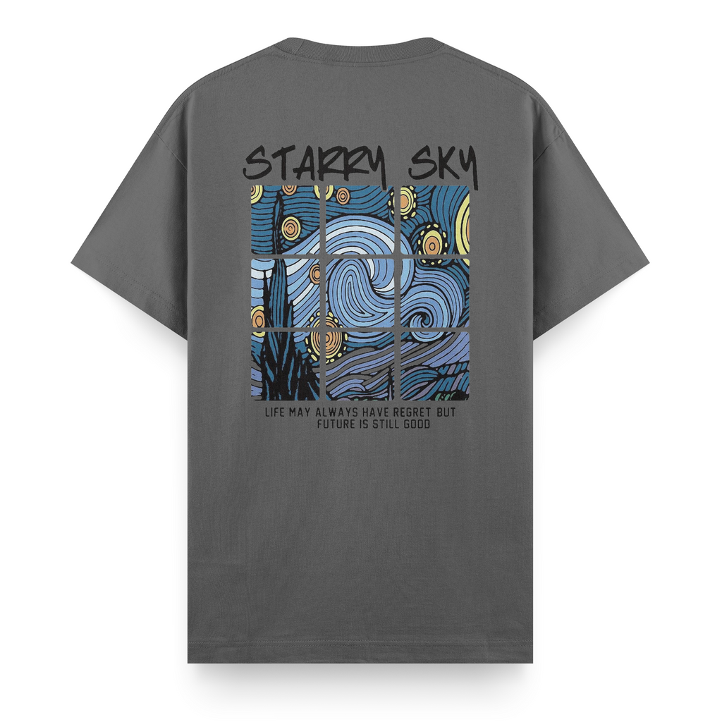 Regular Kısa Kollu Tişört - Starry Sky