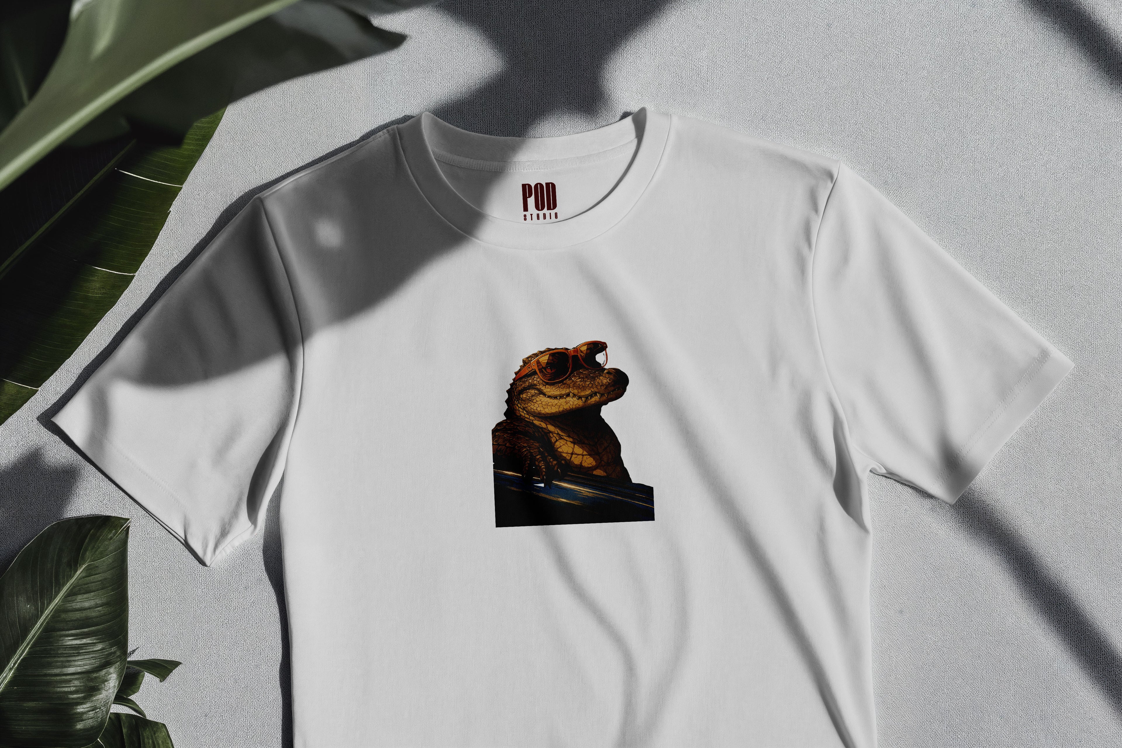 Oversize Kısa Kollu Tişört - Renek