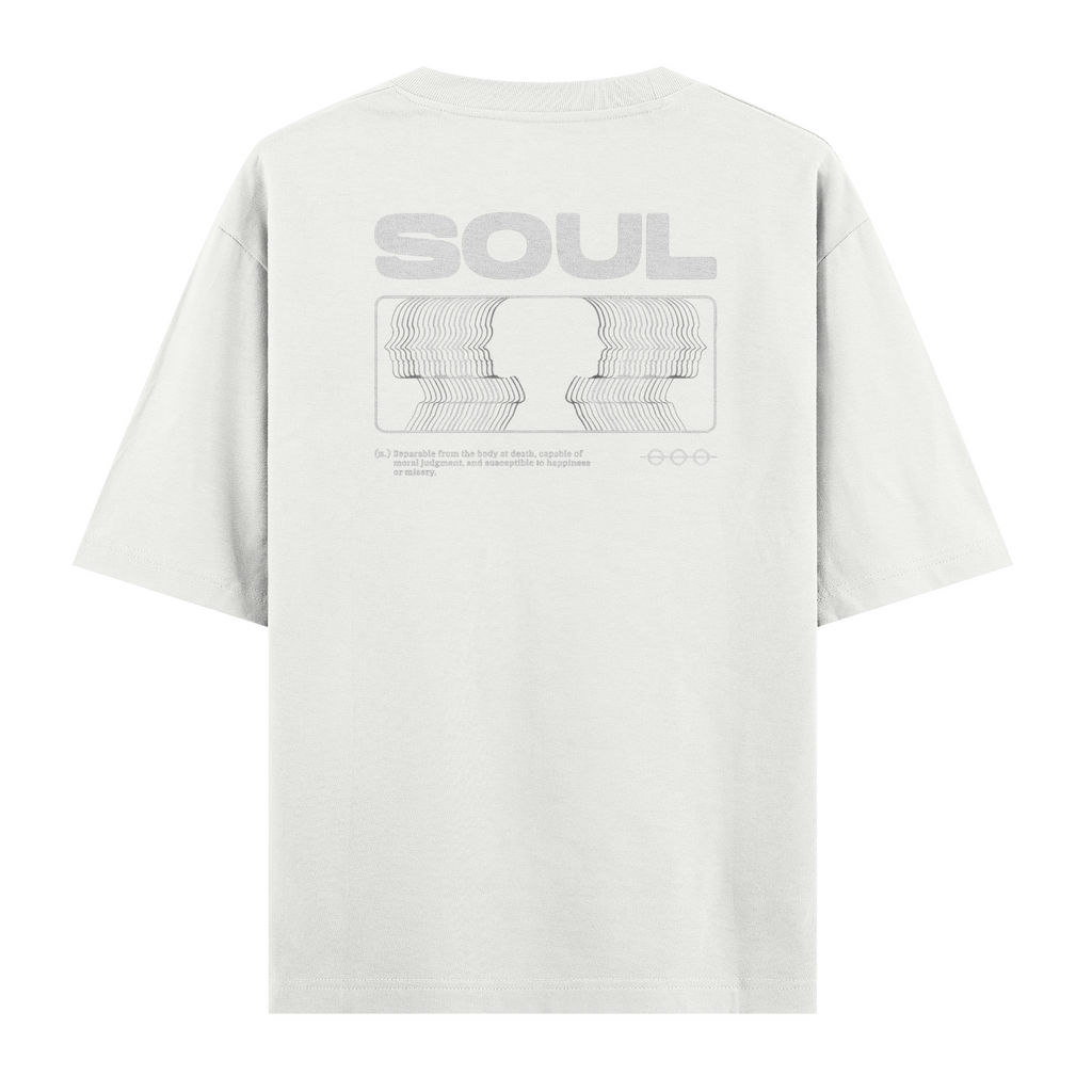 Oversize Kısa Kollu Tişört - Soul