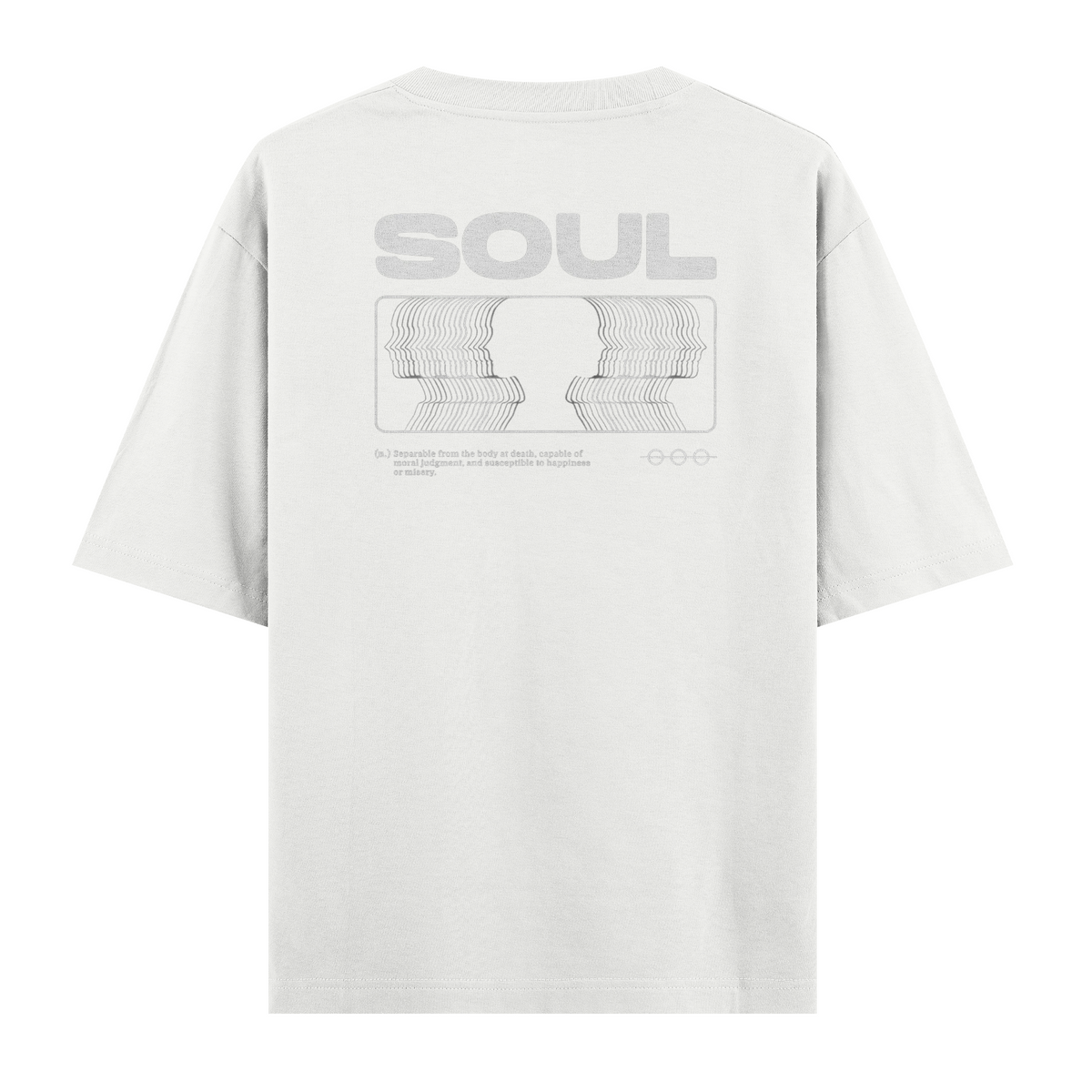 Oversize Kısa Kollu Tişört - Soul