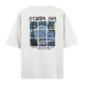 Oversize Kısa Kollu Tişört - Starry Sky