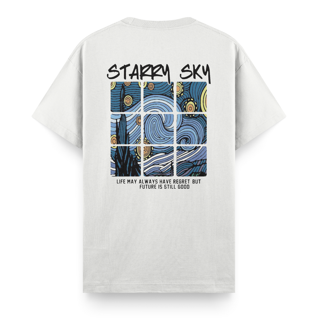 Regular Kısa Kollu Tişört - Starry Sky