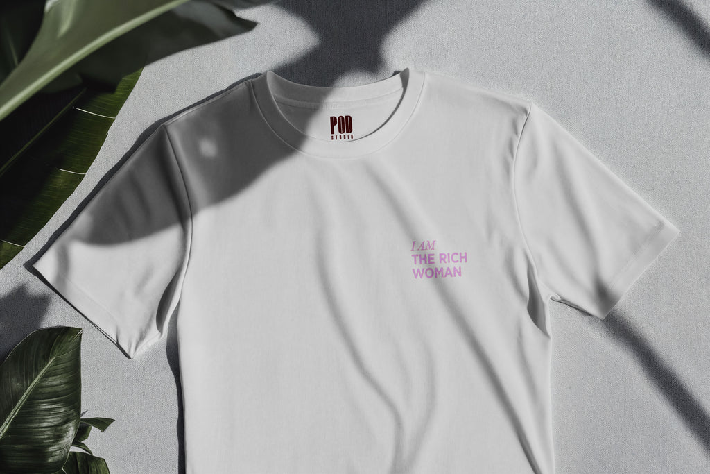 Oversize Kısa Kollu Tişört - Woman