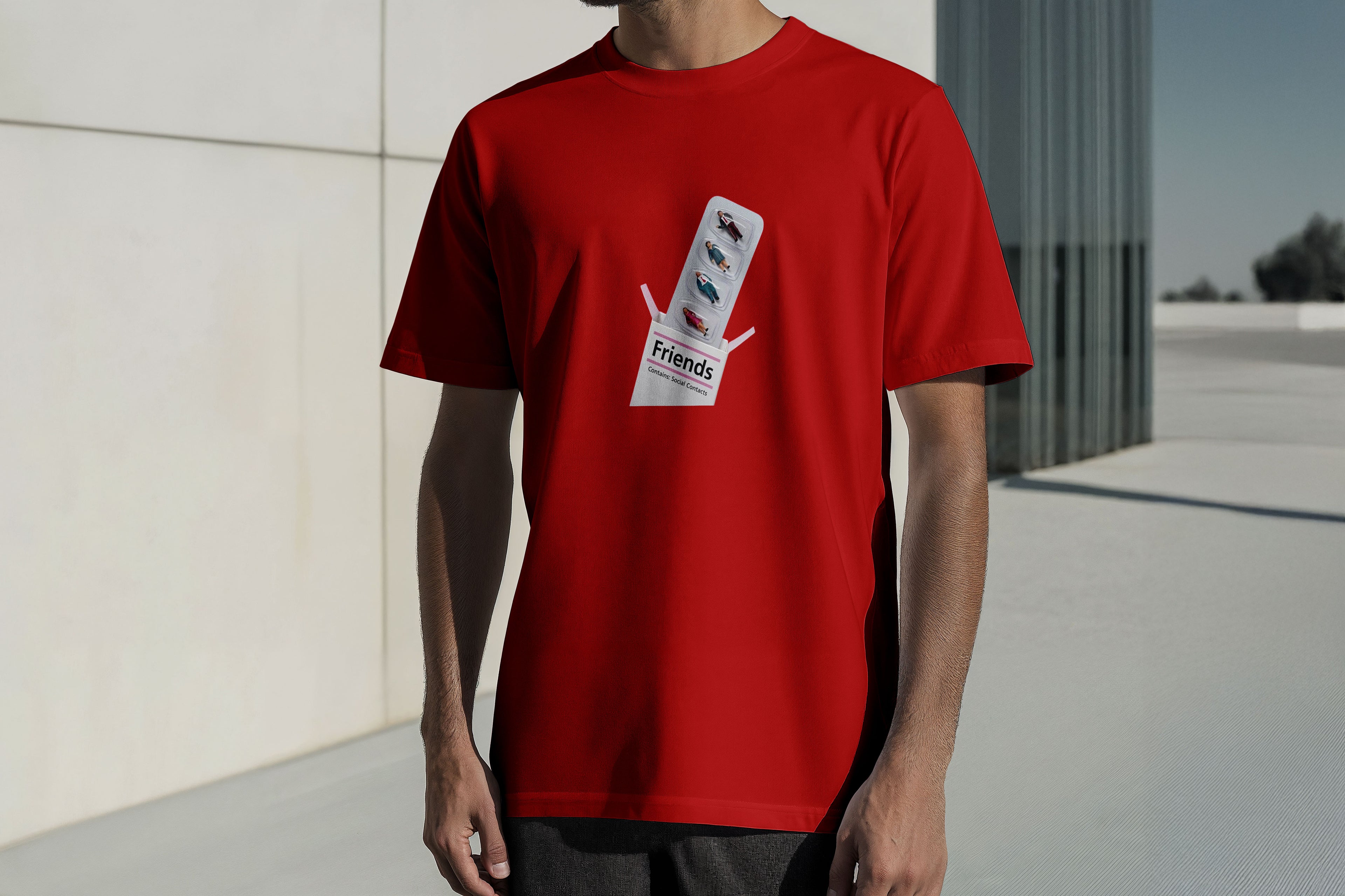 Regular Kısa Kollu Tişört - Friends