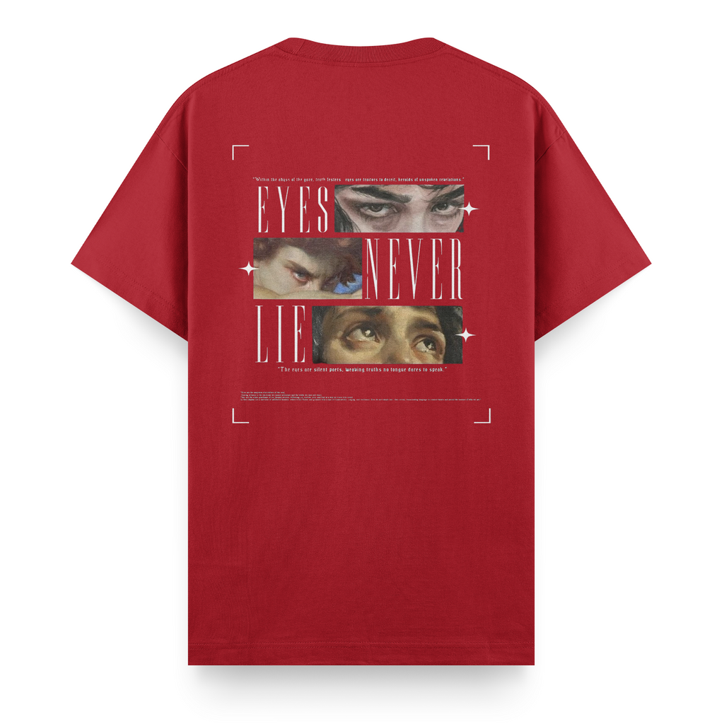 Regular Kısa Kollu Tişört - Eyes