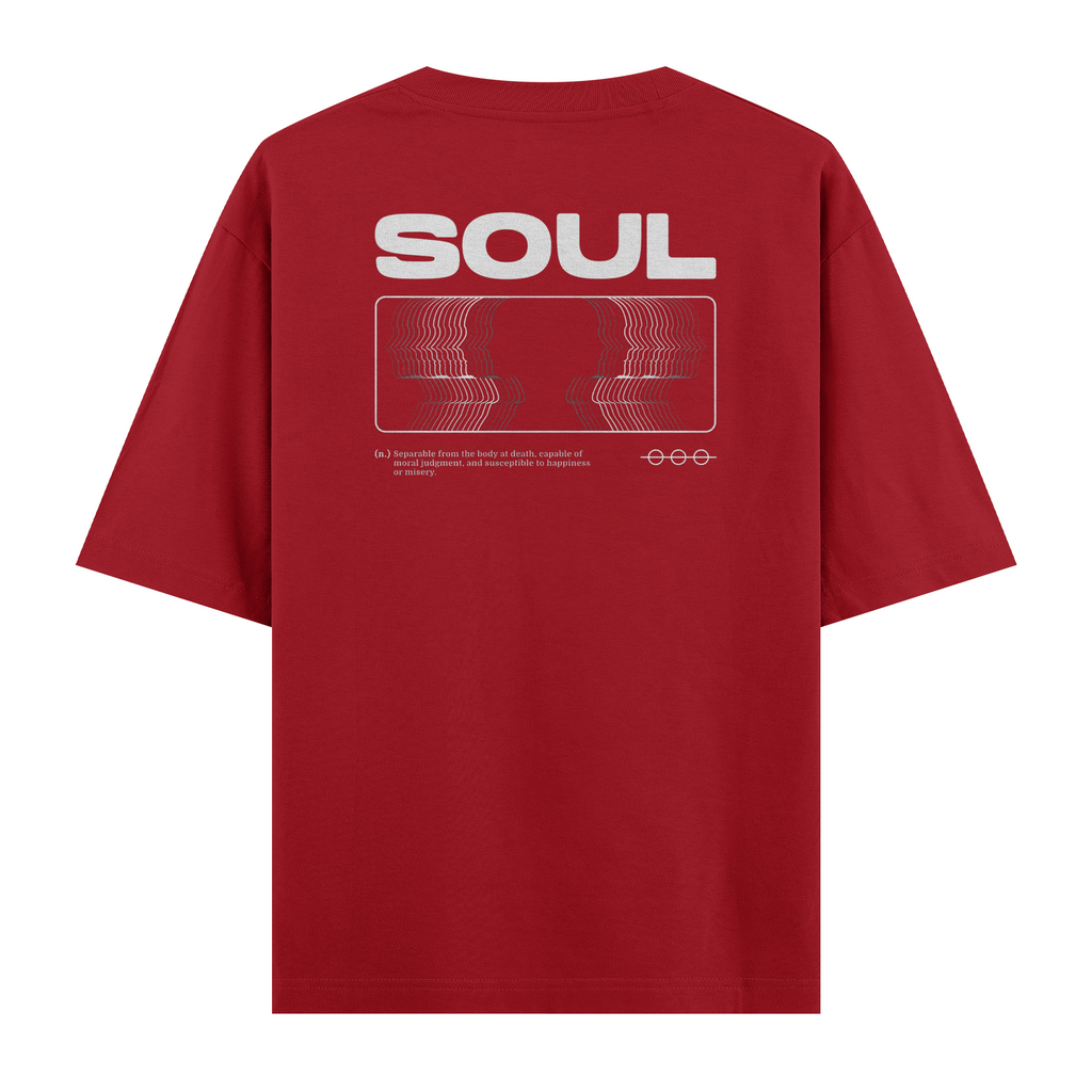 Oversize Kısa Kollu Tişört - Soul