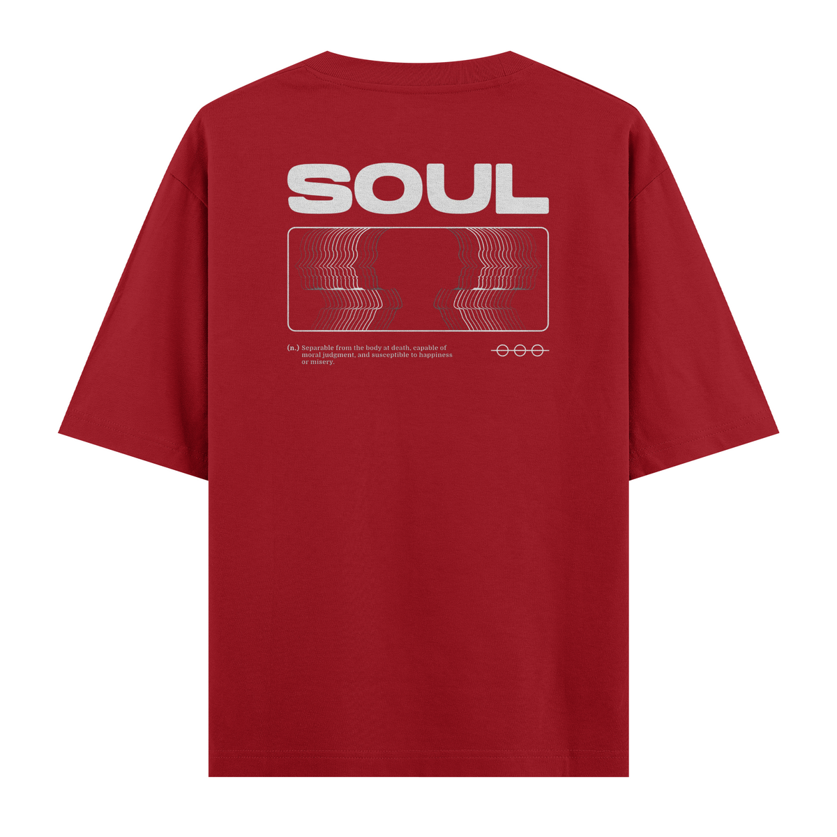 Oversize Kısa Kollu Tişört - Soul