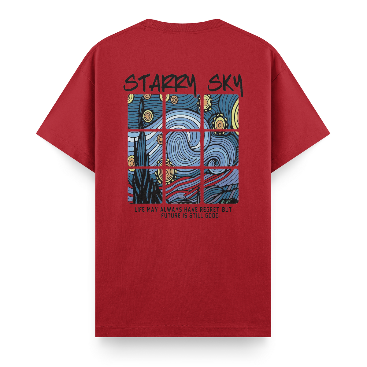 Regular Kısa Kollu Tişört - Starry Sky