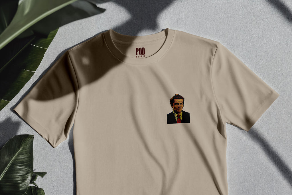 Oversize Kısa Kollu Tişört - Bateman