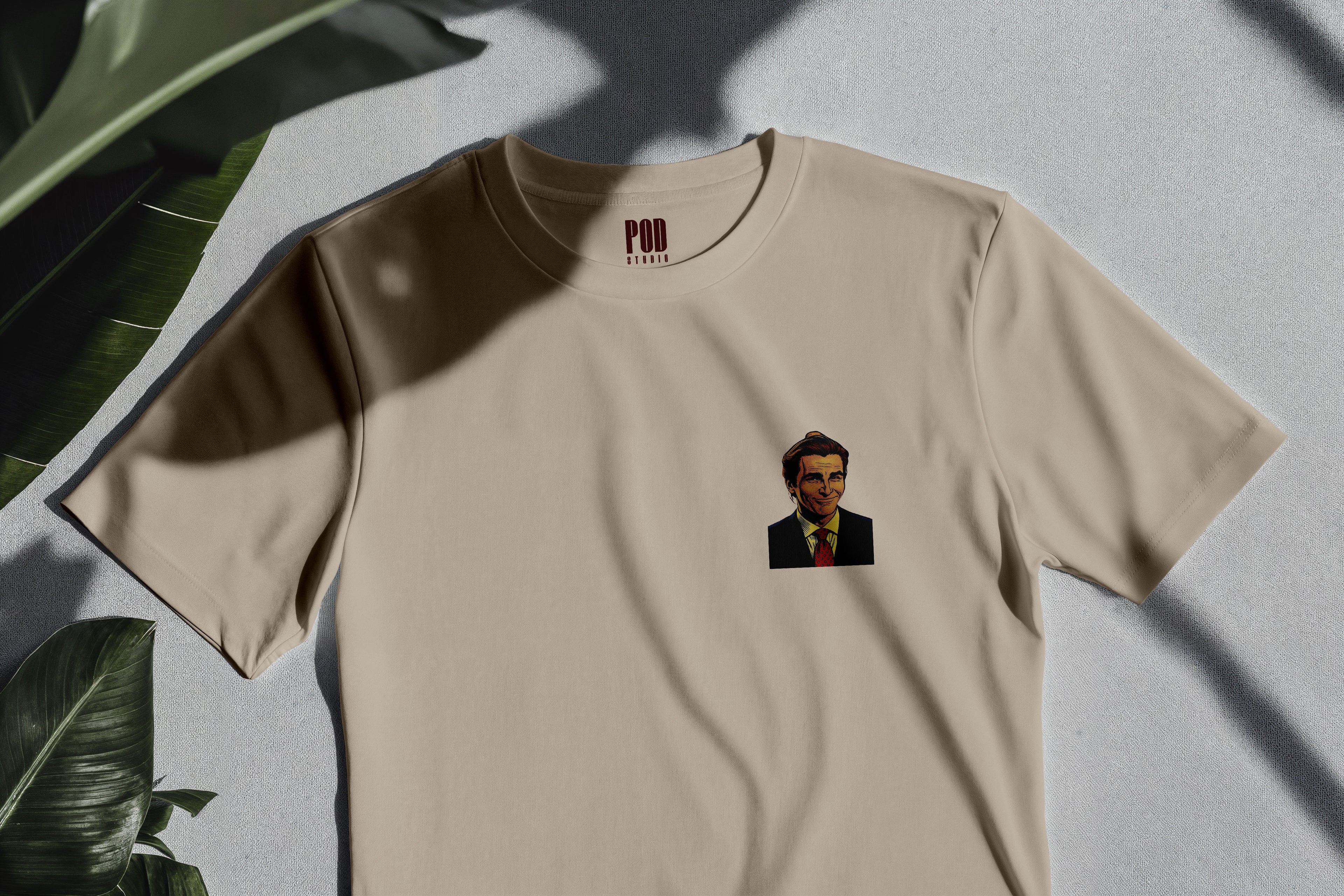 Oversize Kısa Kollu Tişört - Bateman