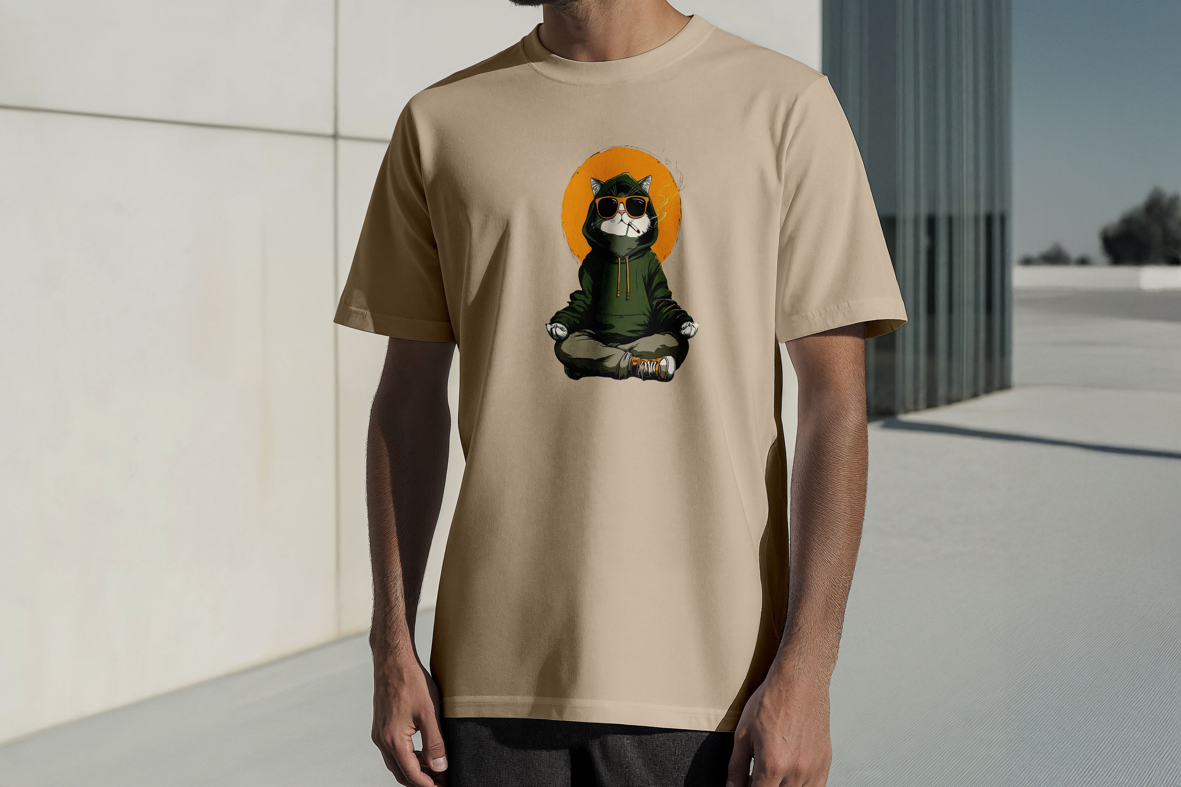 Regular Kısa Kollu Tişört - Yoga