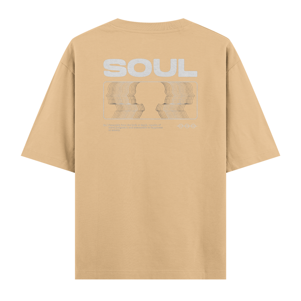 Oversize Kısa Kollu Tişört - Soul