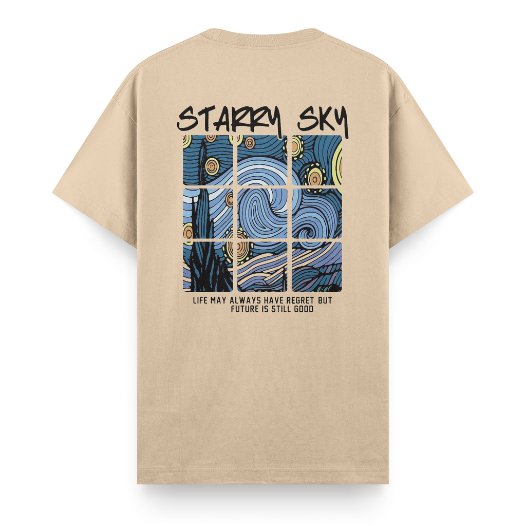 Regular Kısa Kollu Tişört - Starry Sky