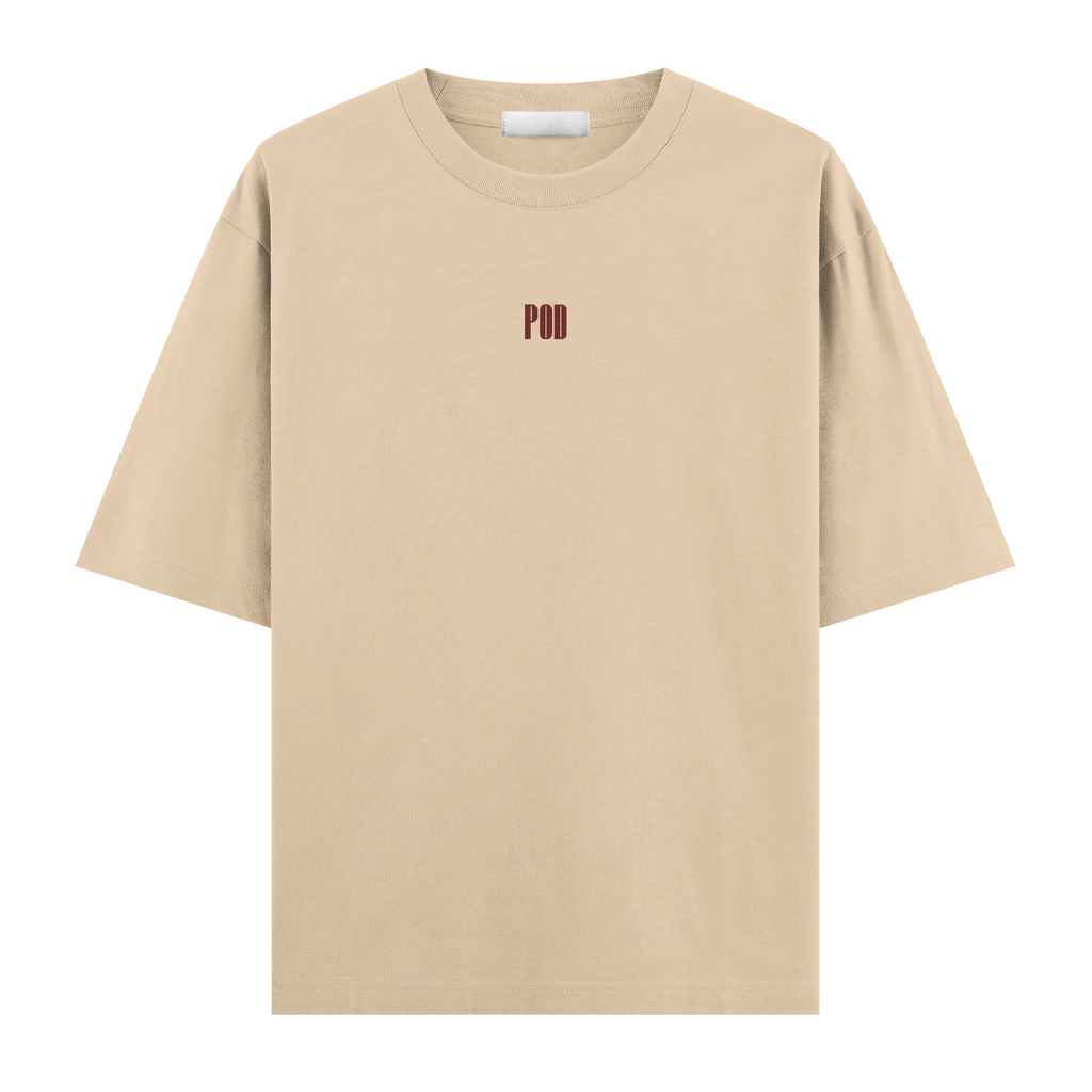 Oversize Kısa Kollu Tişört - Ocean