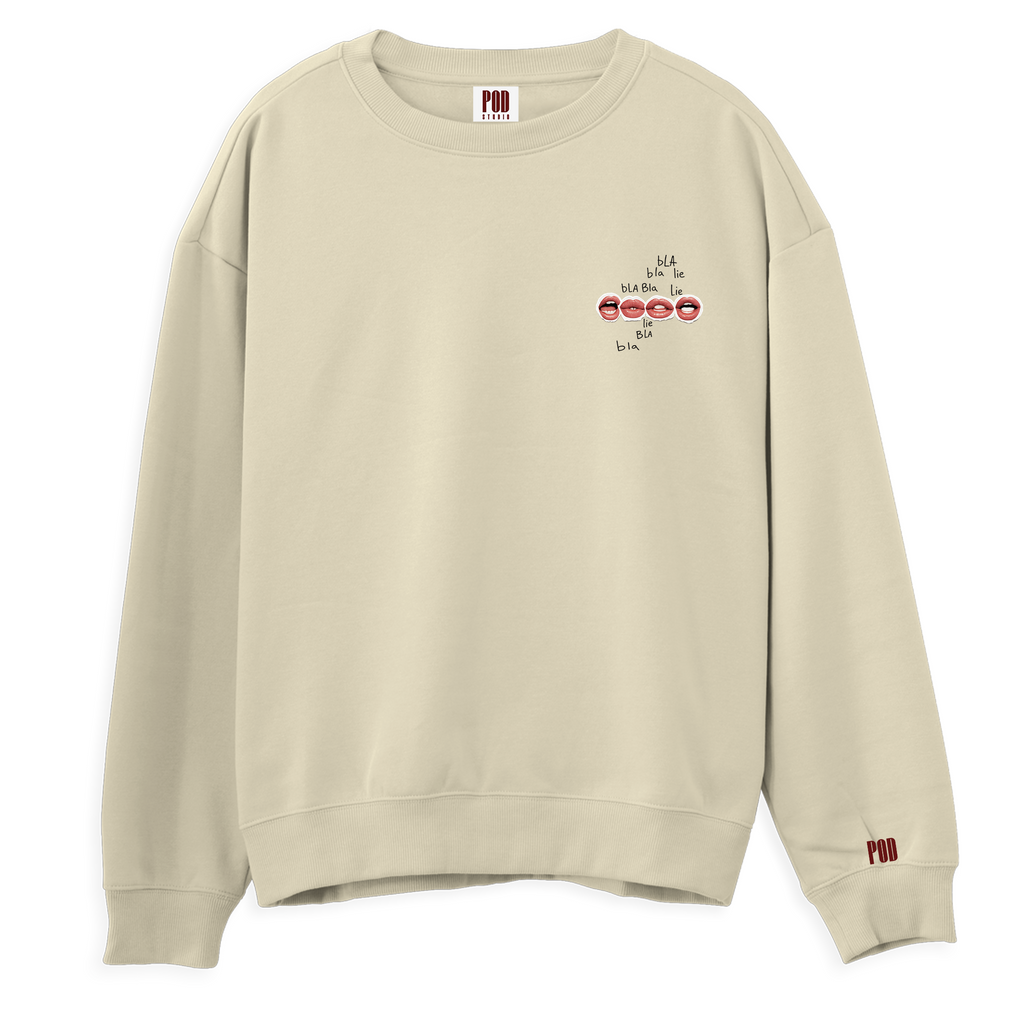 Regular Sweatshirt - Bla Bla Bla Bla