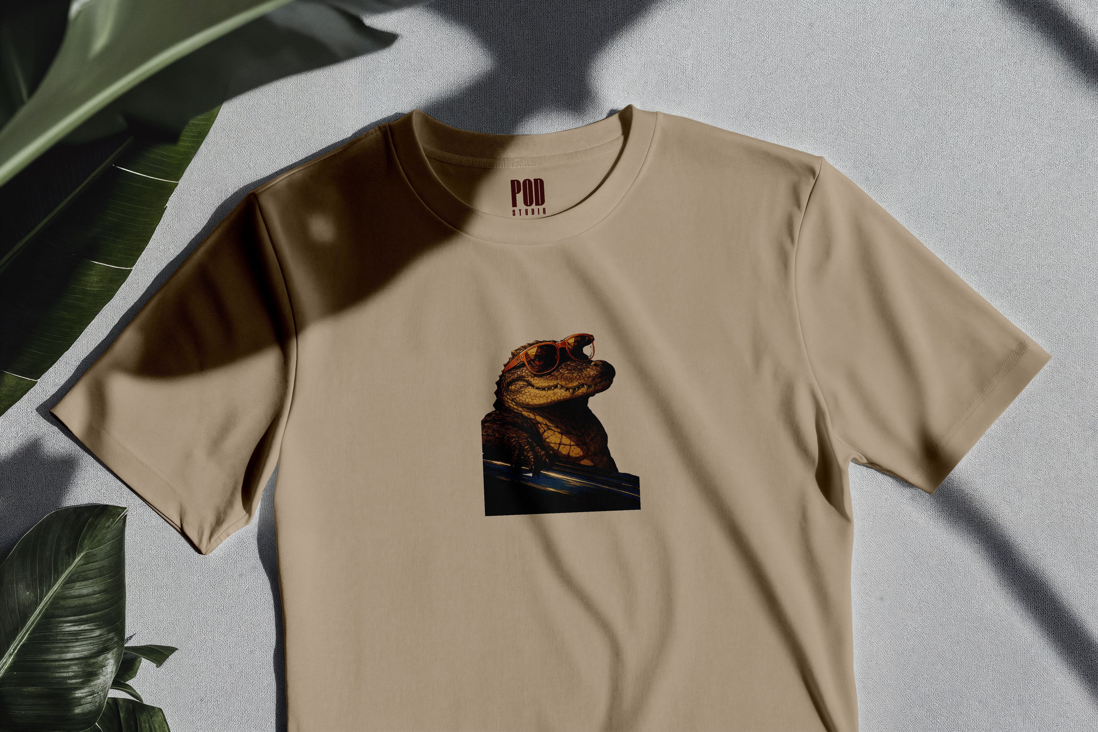 Oversize Kısa Kollu Tişört - Renek