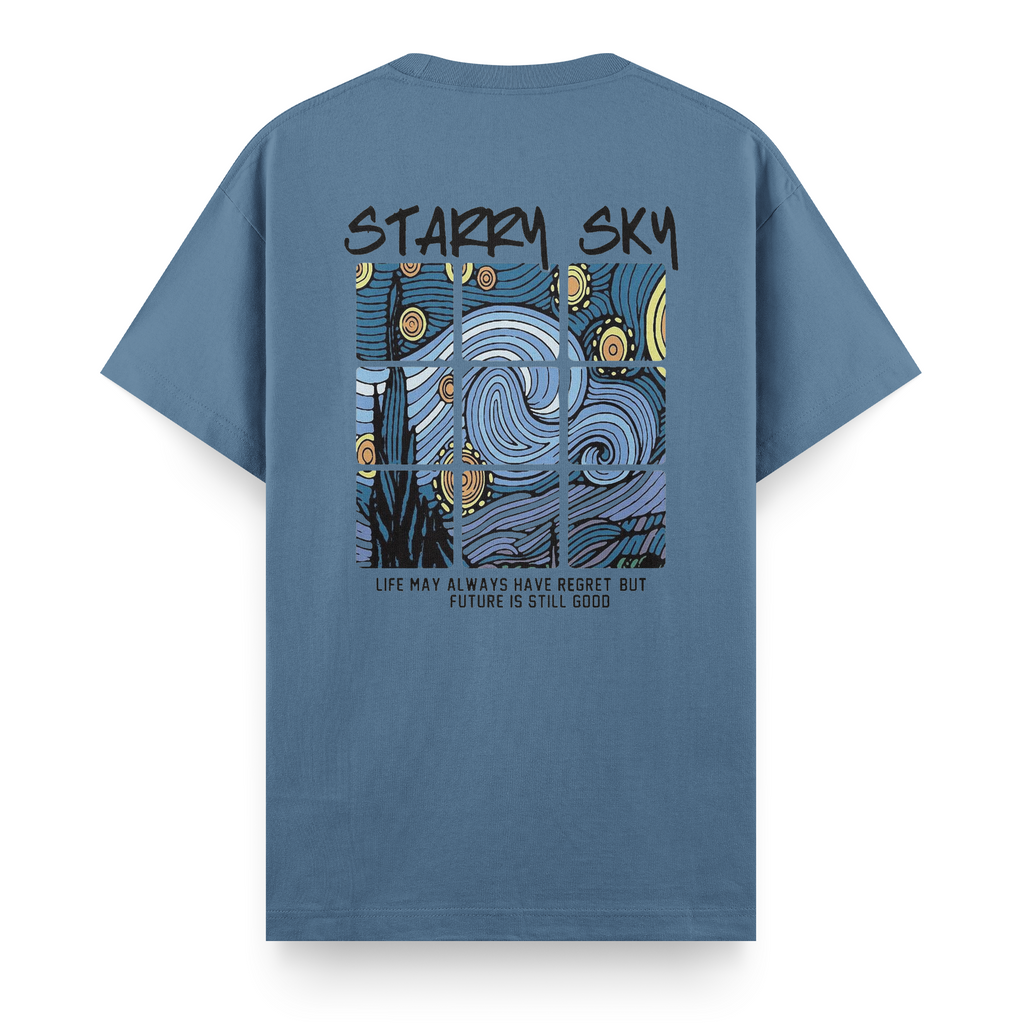 Regular Kısa Kollu Tişört - Starry Sky