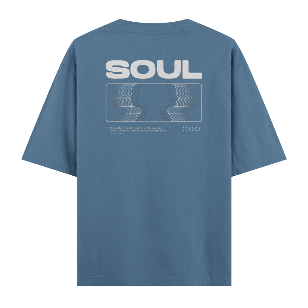 Oversize Kısa Kollu Tişört - Soul