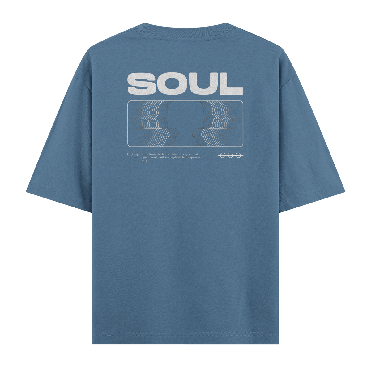 Oversize Kısa Kollu Tişört - Soul