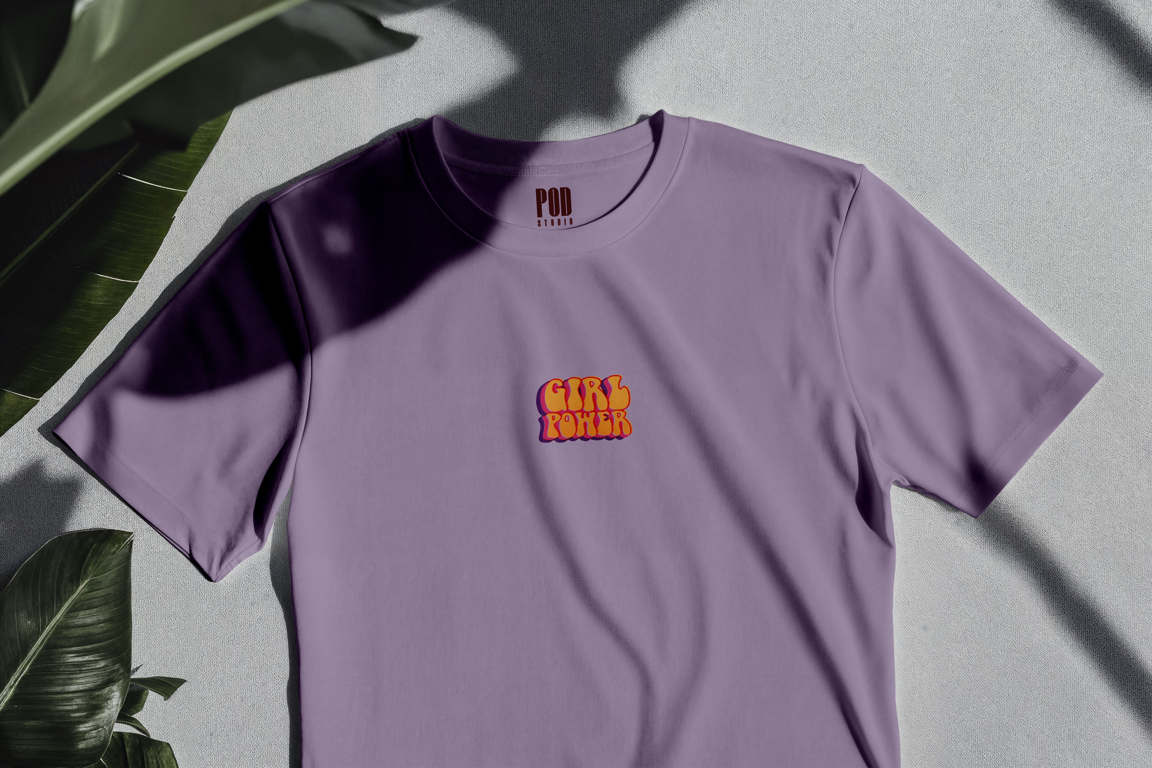 Oversize Kısa Kollu Tişört - Power