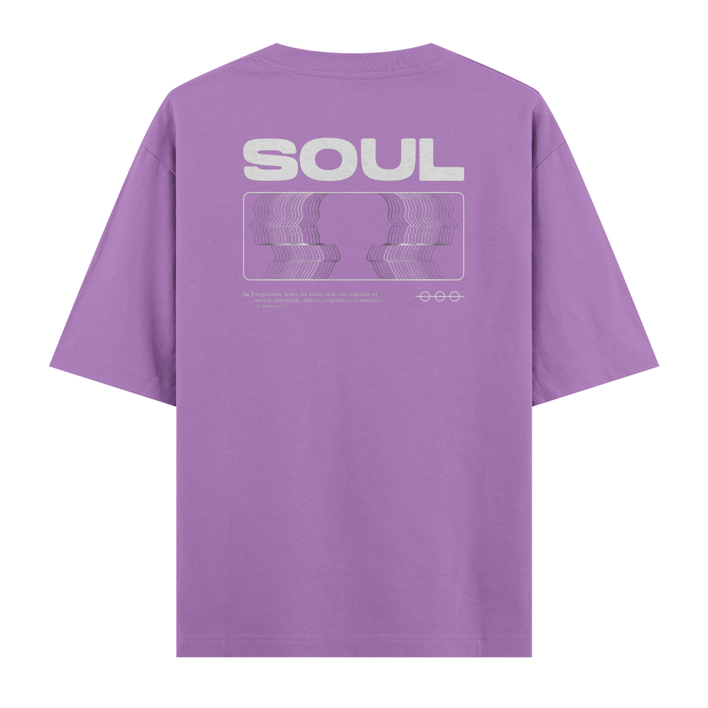 Oversize Kısa Kollu Tişört - Soul