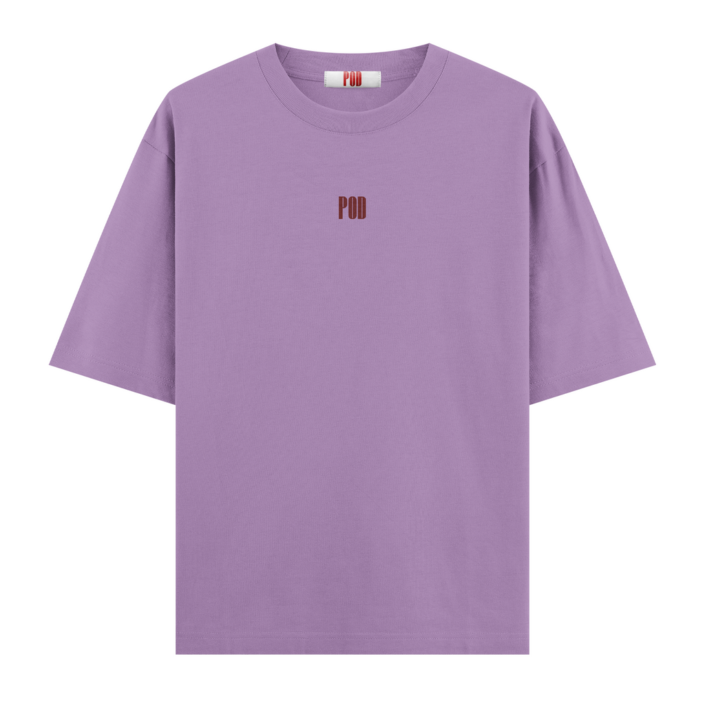 Oversize Kısa Kollu Tişört - Eyes