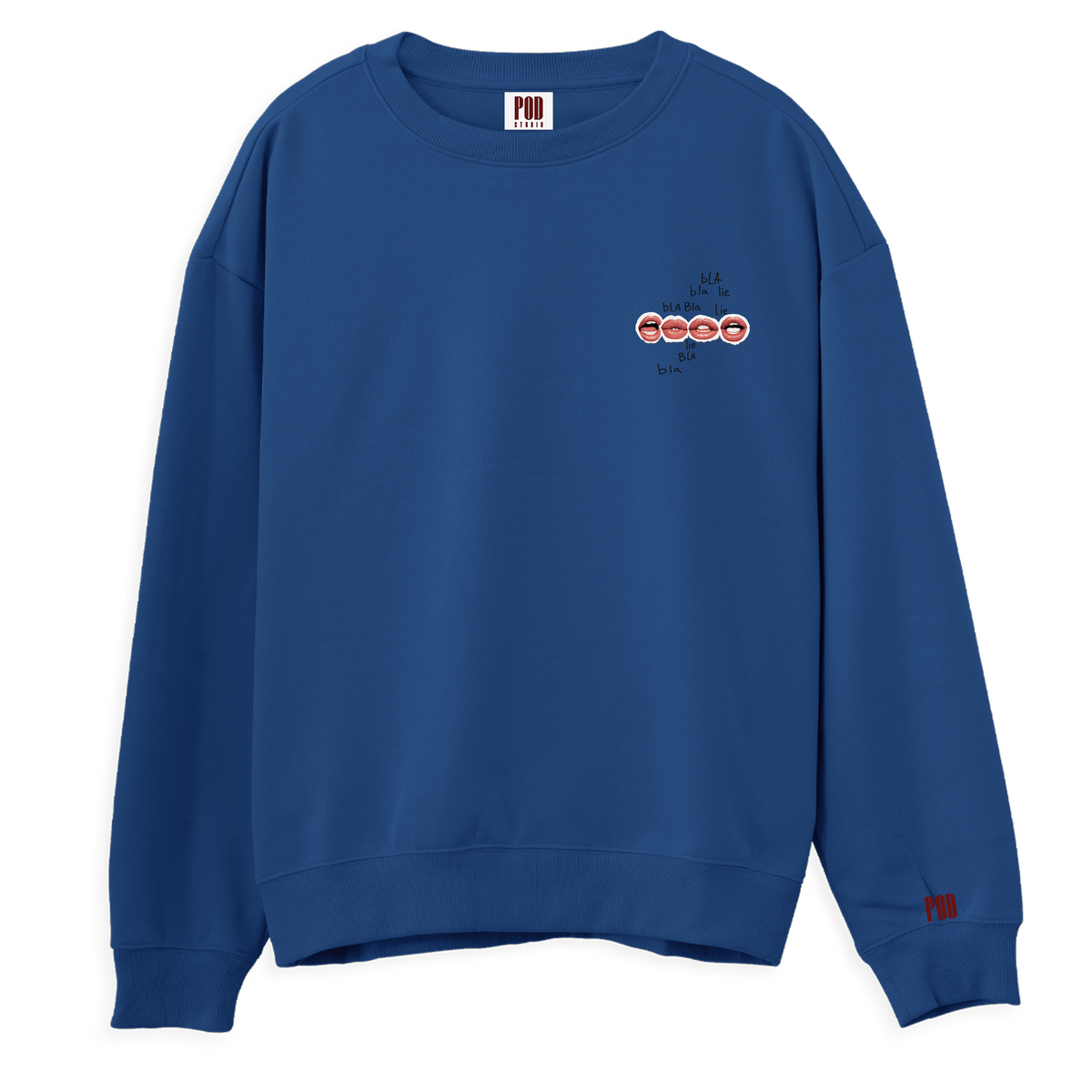Regular Sweatshirt - Bla Bla Bla Bla