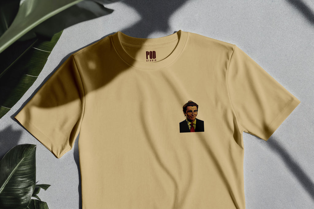 Oversize Kısa Kollu Tişört - Bateman