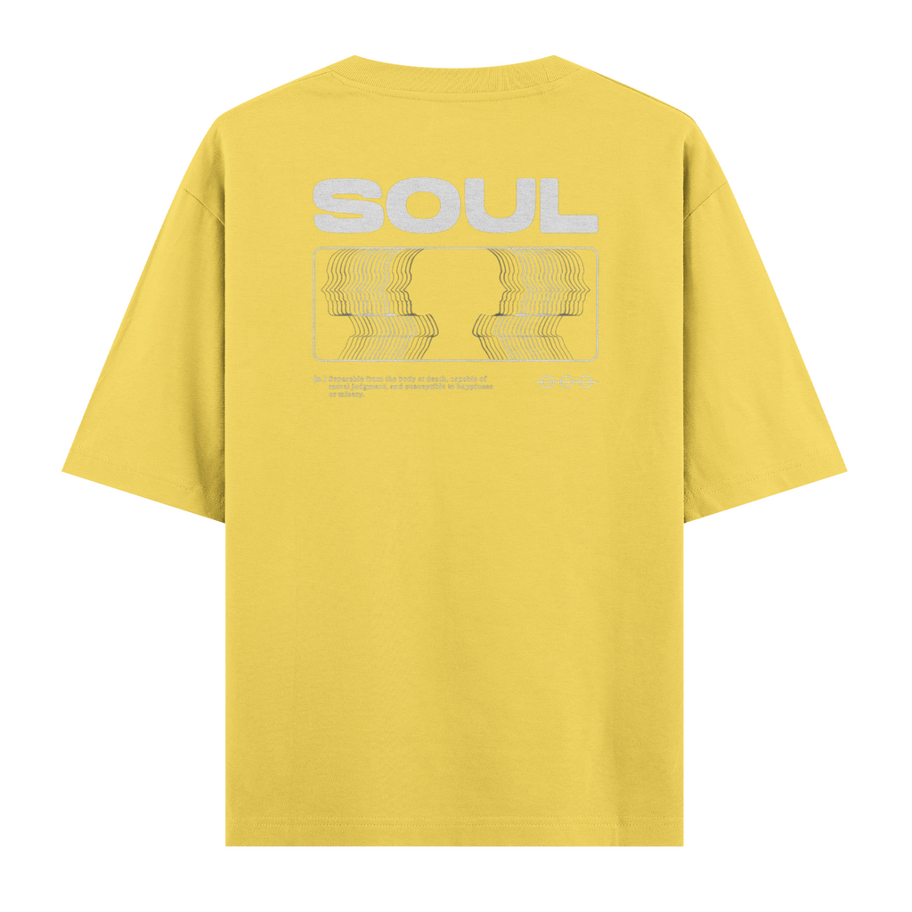 Oversize Kısa Kollu Tişört - Soul