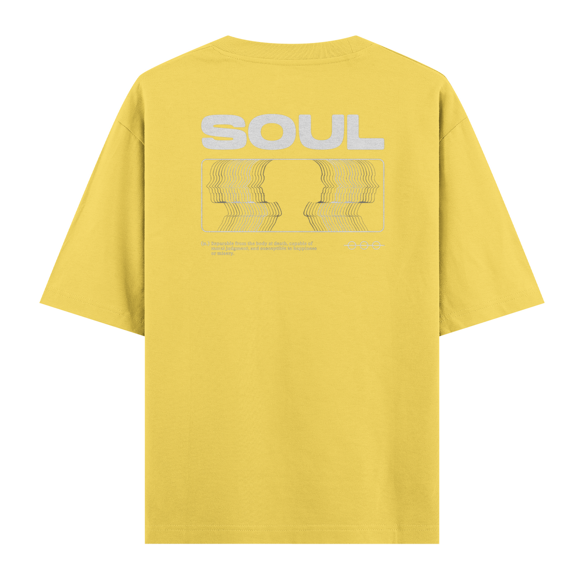 Oversize Kısa Kollu Tişört - Soul