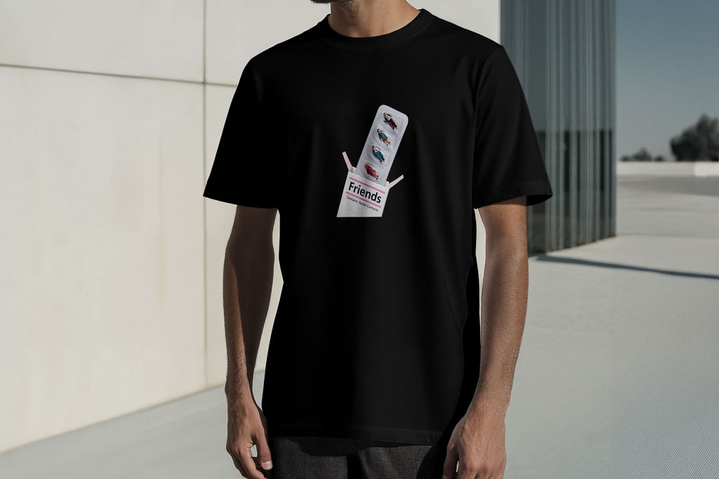 Regular Kısa Kollu Tişört - Friends