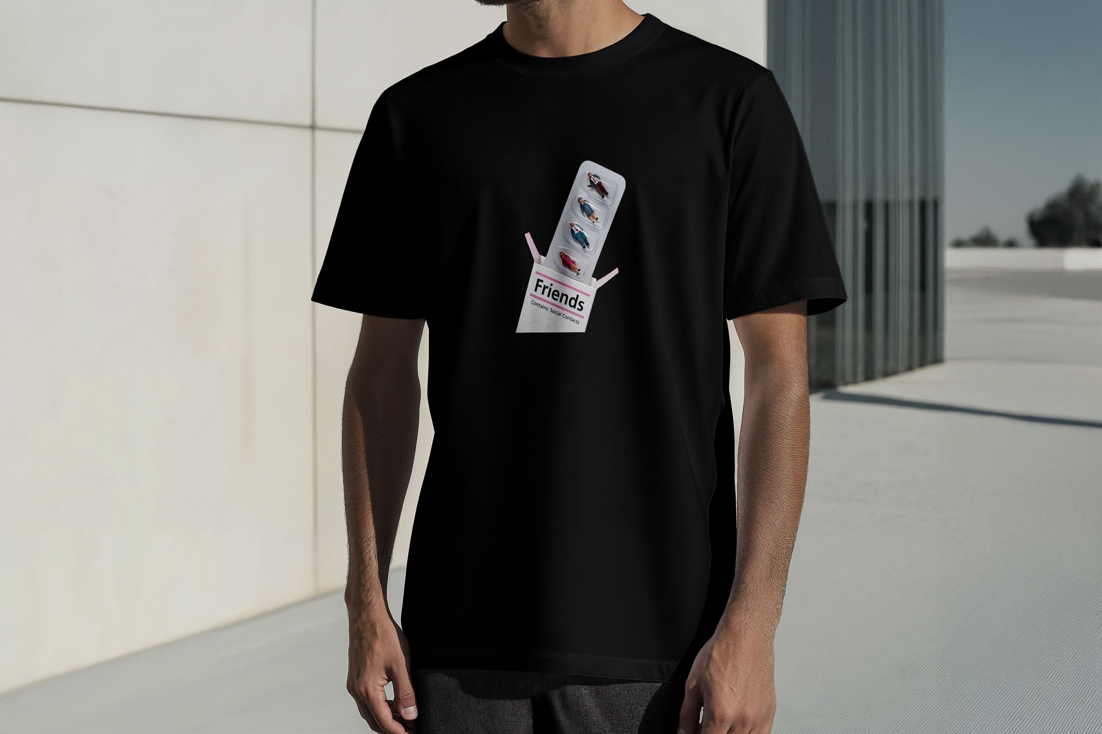 Regular Kısa Kollu Tişört - Friends
