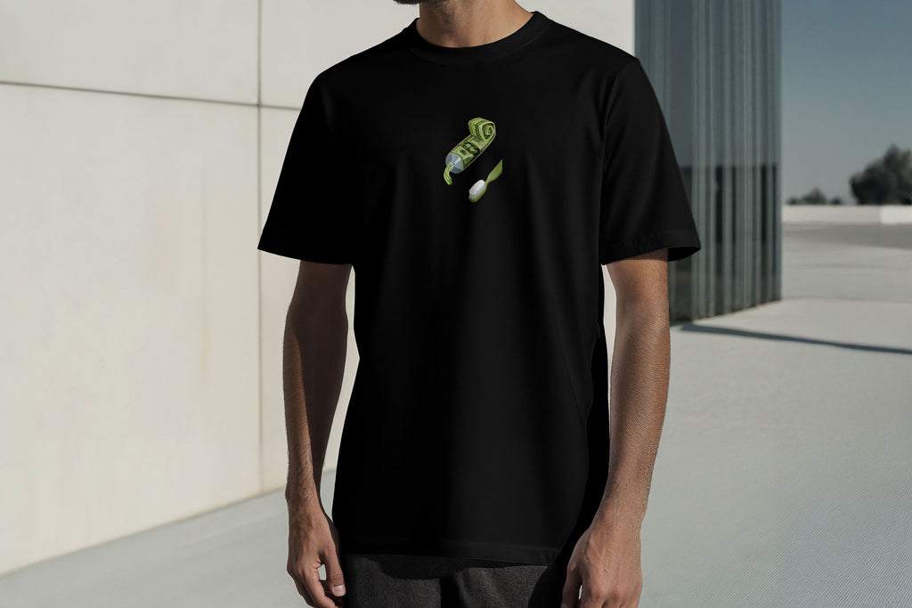 Regular Kısa Kollu Tişört - Money