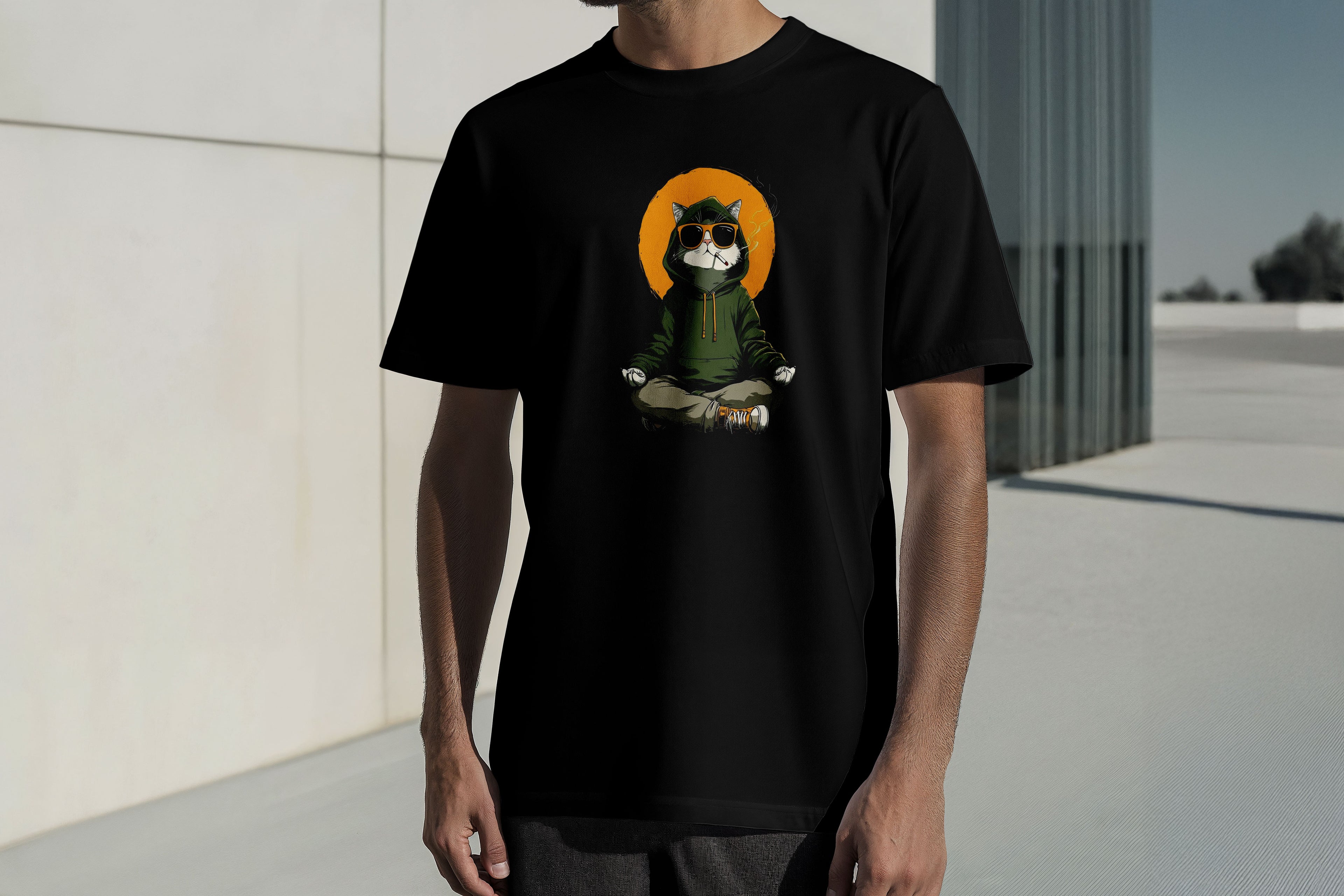 Regular Kısa Kollu Tişört - Yoga