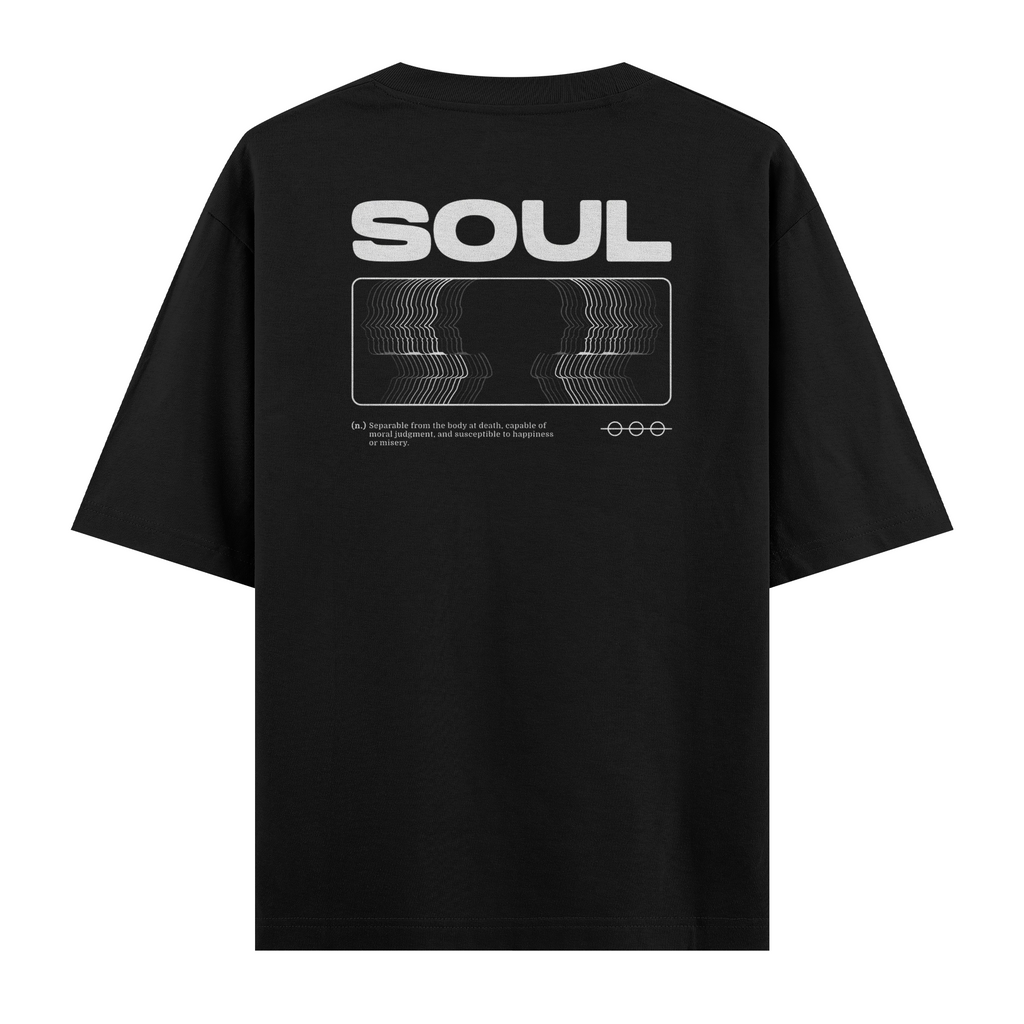 Oversize Kısa Kollu Tişört - Soul