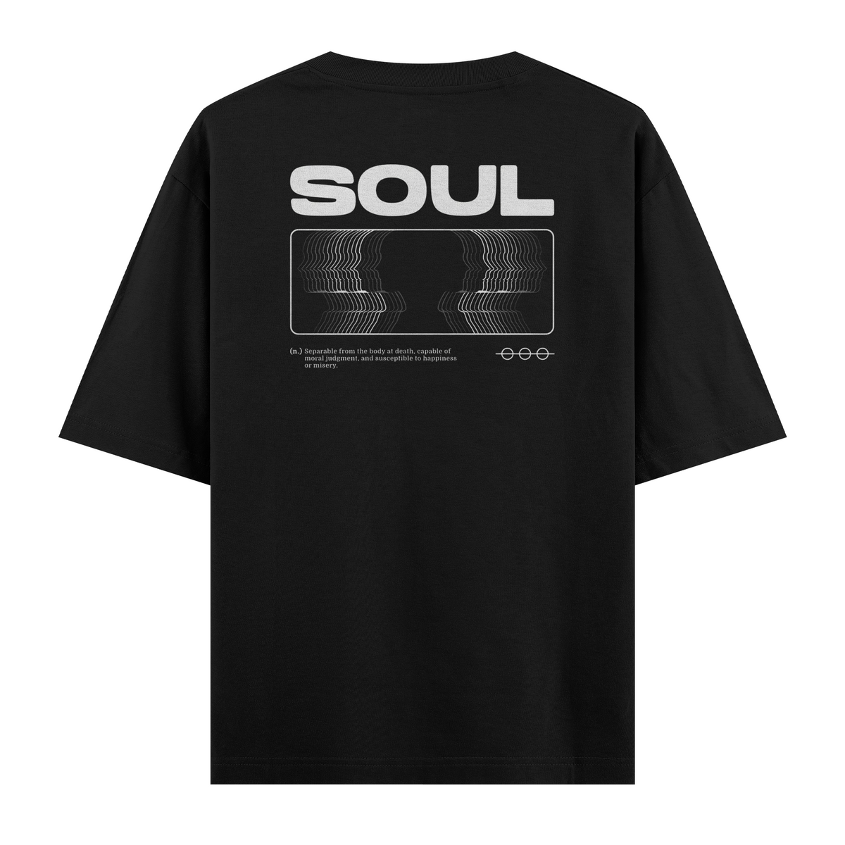 Oversize Kısa Kollu Tişört - Soul