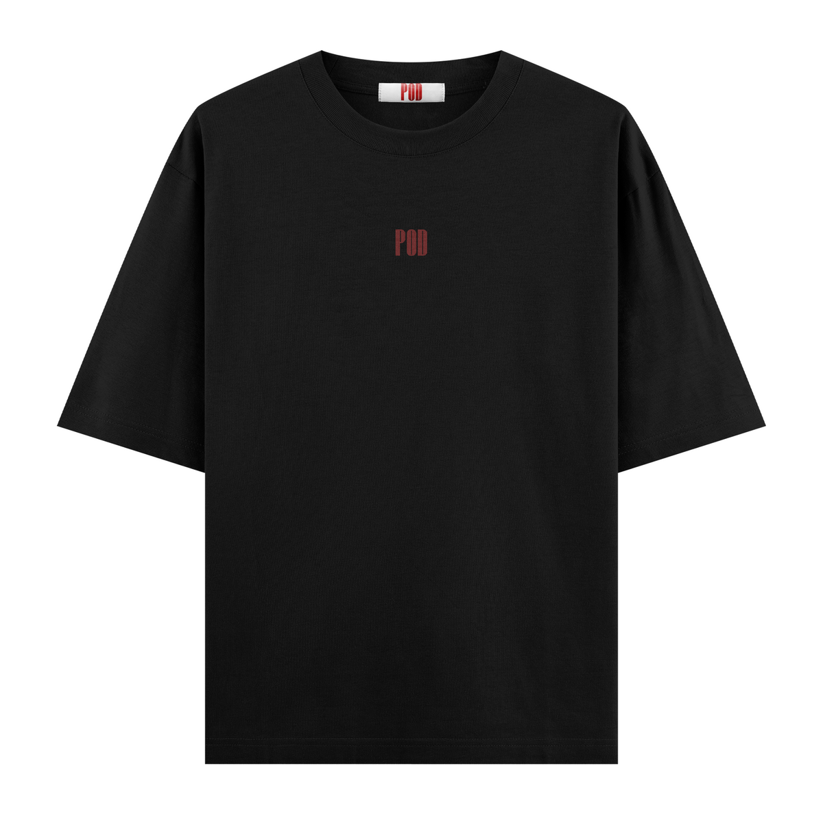 Oversize Kısa Kollu Tişört - Carpet