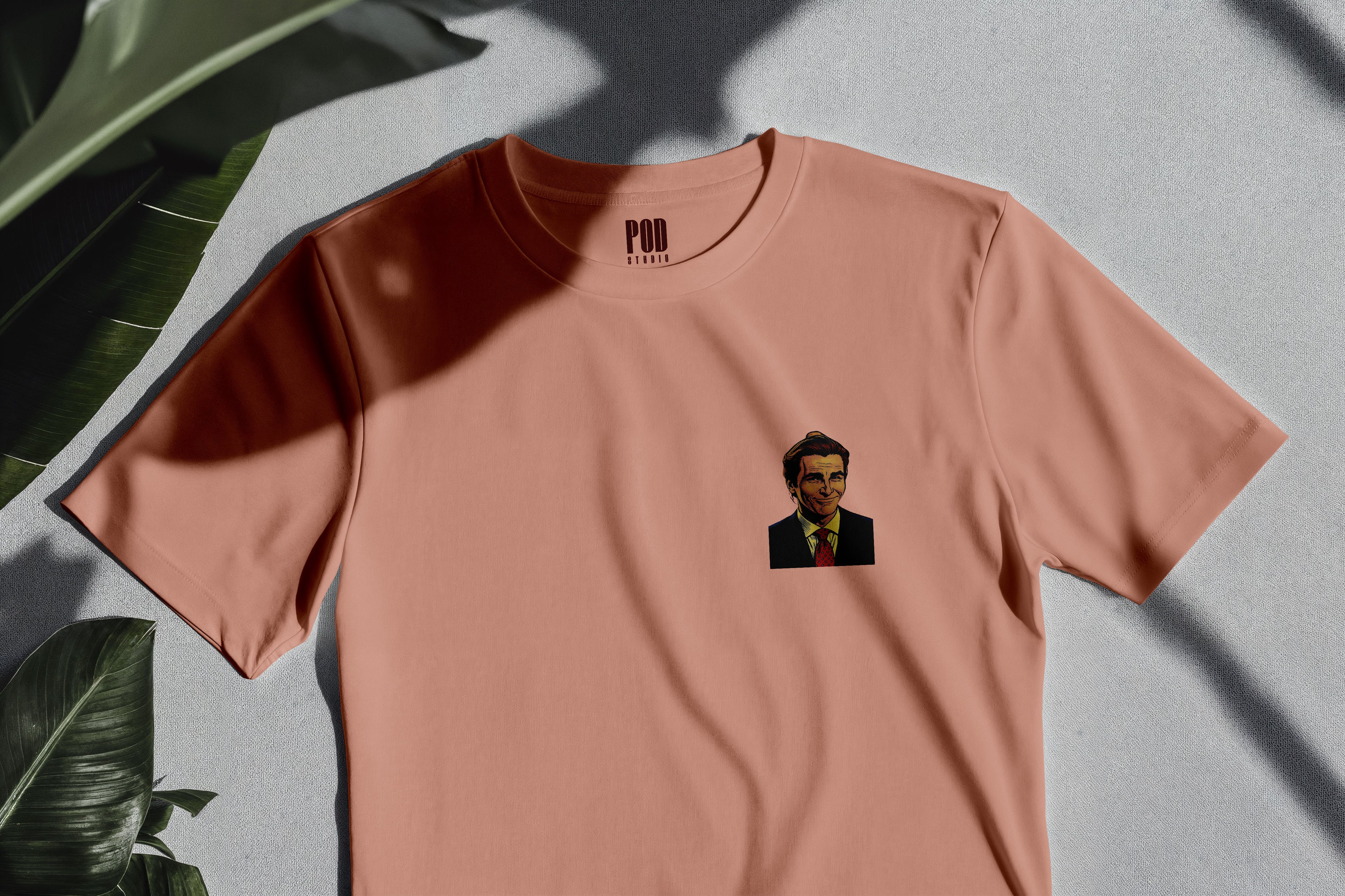 Oversize Kısa Kollu Tişört - Bateman