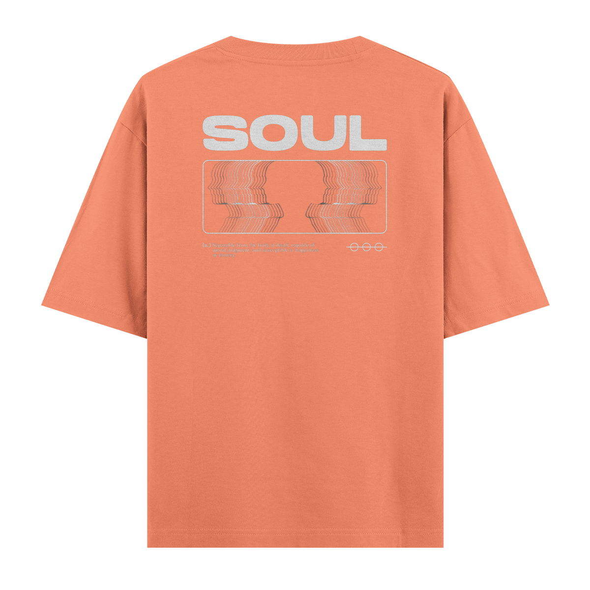 Oversize Kısa Kollu Tişört - Soul