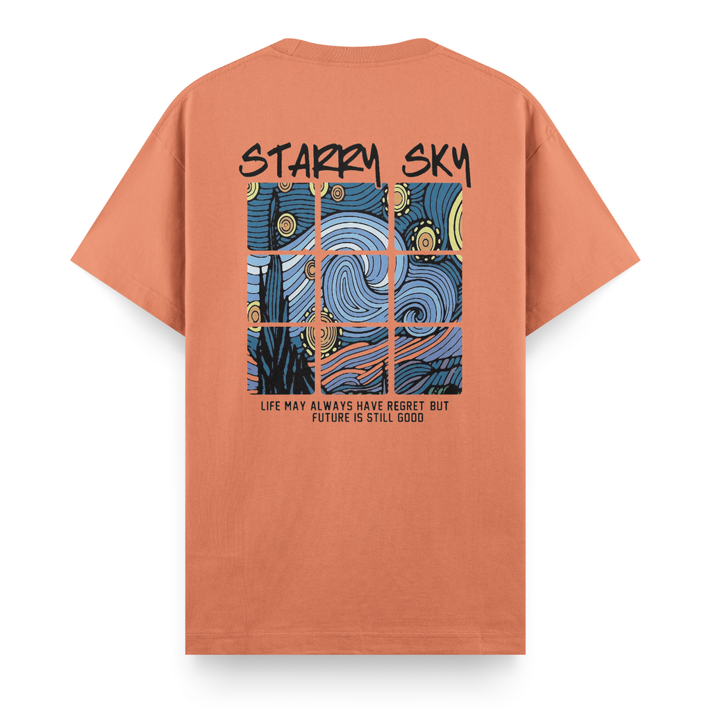 Regular Kısa Kollu Tişört - Starry Sky