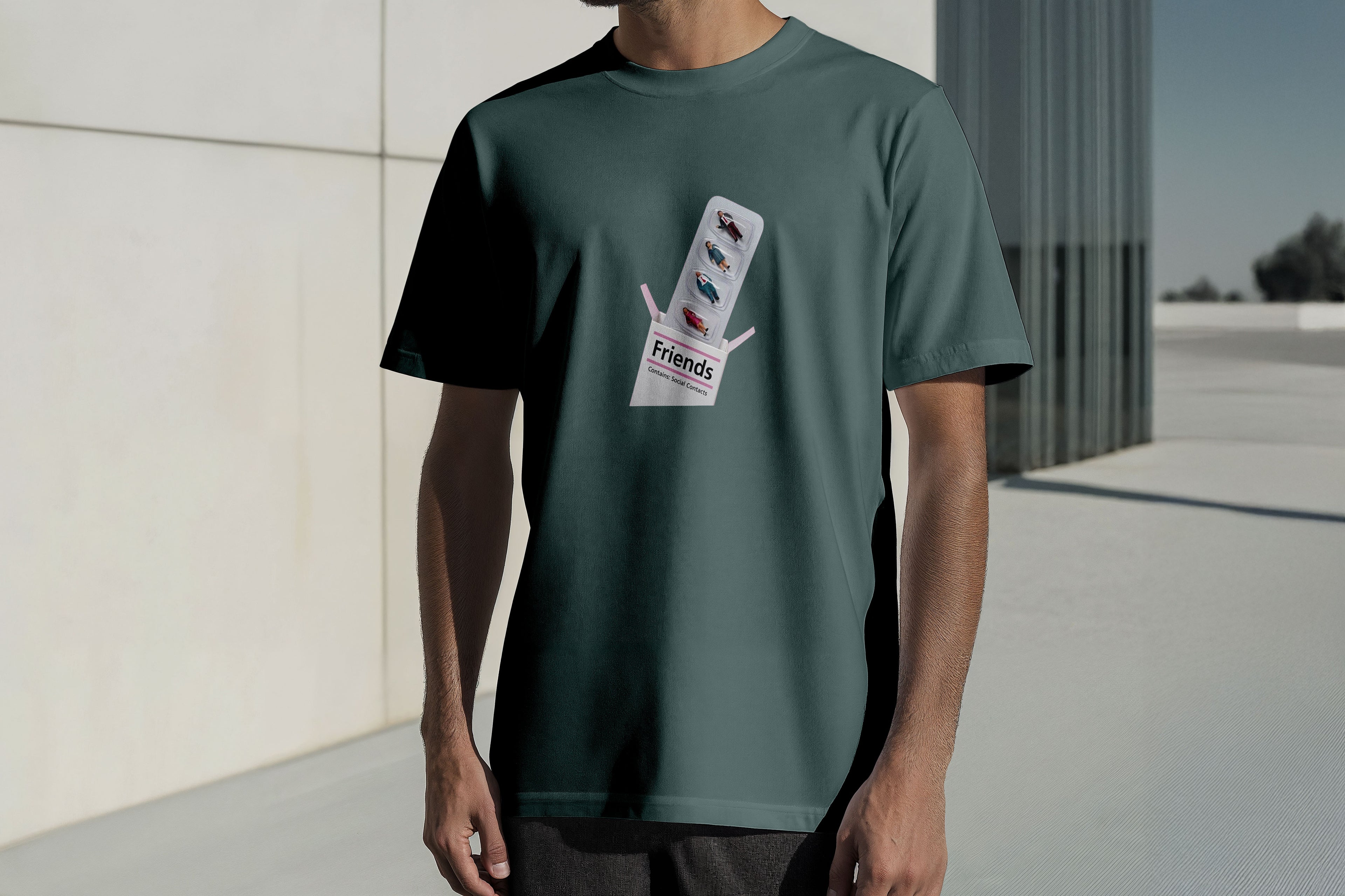 Regular Kısa Kollu Tişört - Friends