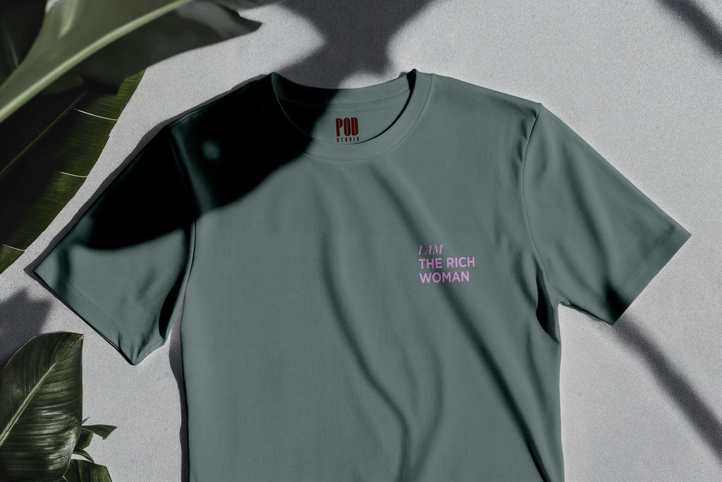 Oversize Kısa Kollu Tişört - Woman