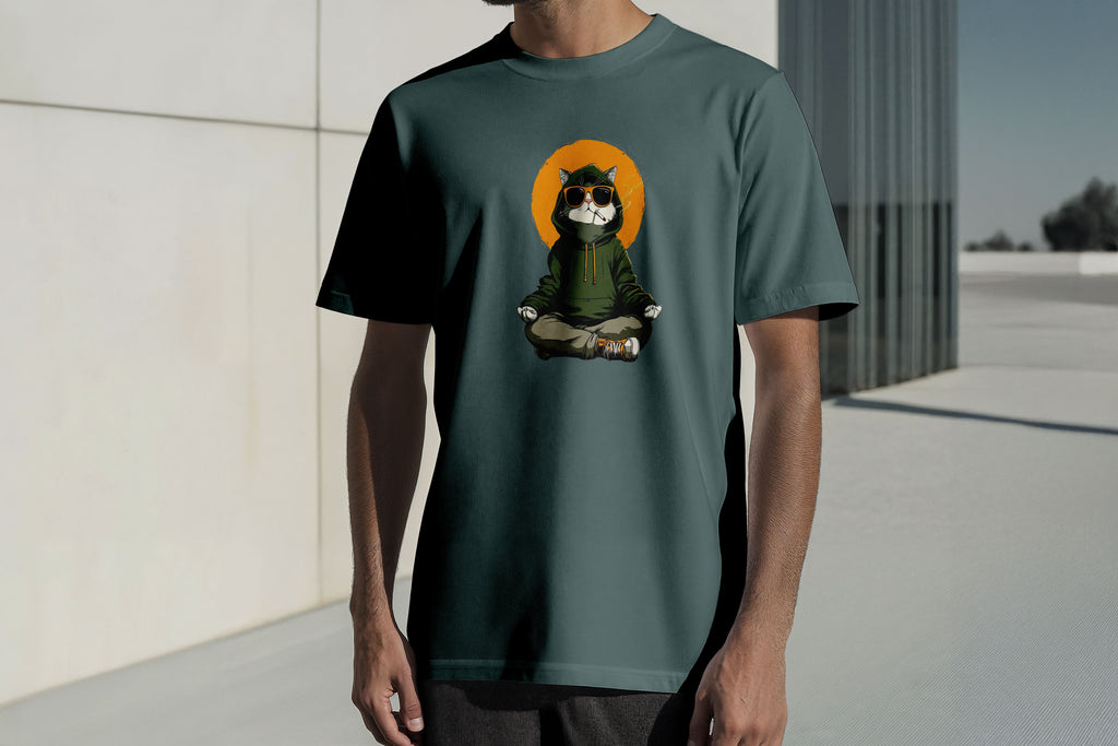 Regular Kısa Kollu Tişört - Yoga