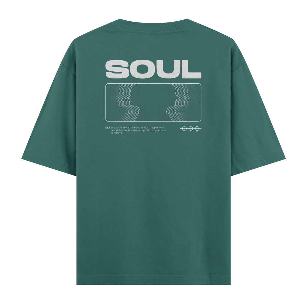 Oversize Kısa Kollu Tişört - Soul